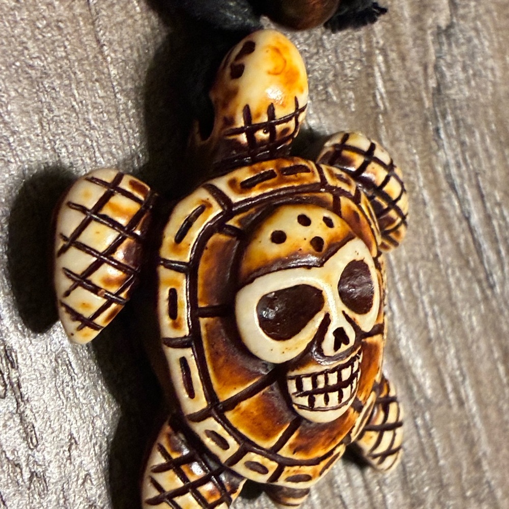 🐢 Sea Turtle Pendant Necklace Adjustable Cord Unisex NEW - Picture 4 of 5